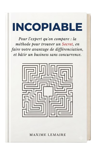 Livre Incopiable — Maxime Lemaire