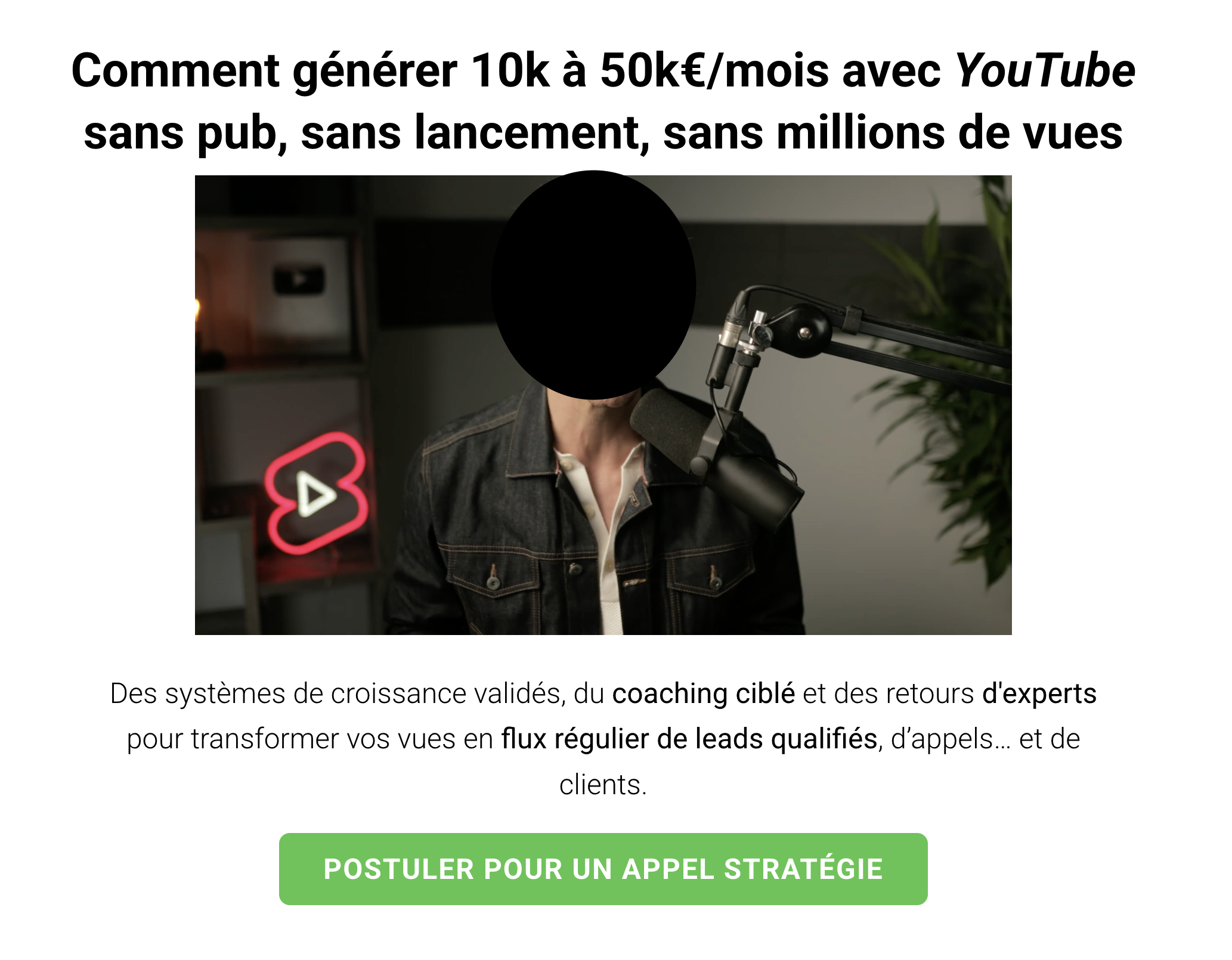Capture d'écran d'un coach vidéo